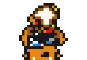 Eu vou fazer uma pixel art animada de 32px