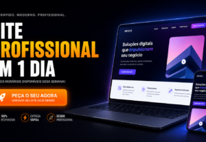Eu vou criar um site profissional para você em 24h