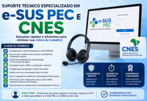 Eu vou Prestar suporte técnico em e-SUS PEC e CNES