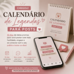 Eu vou Criar um calendário de poste