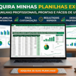 Eu vou Fazer Qualquer planilha para você Formulas Dashboards
