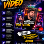 Eu vou fazer cortes do seu vídeo com legenda.