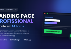 Eu vou criar sua landing page profissional em 24h