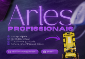 Eu vou criar artes profissionais e exclusivas para você