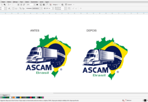 Eu vou redesenhar e vetorizar manualmente o seu logo