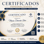 Eu vou Criar Certificados Personalizados Profissionais
