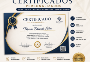 Eu vou Criar Certificados Personalizados Profissionais