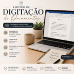Eu vou fazer a digitação de documentos.