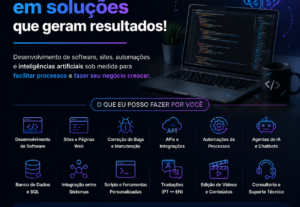 Eu vou Desenvolver um Sistema web sob medida