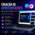 Eu vou Criar apresentações PPTX ou pelo Canva
