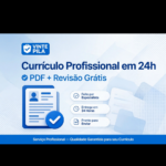 Eu vou fazer Currículo profissional em 24h pronto pra vaga
