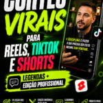 Eu vou Fazer cortes virais para Reels, TikTok e Shorts