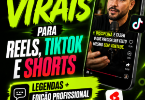 Eu vou Fazer cortes virais para Reels, TikTok e Shorts