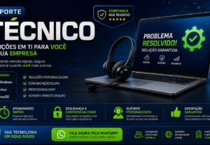 Eu vou resolver problemas de informática e suporte técnico
