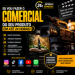 Eu vou Fazer o comercial do seu produto em até 24 horas