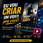Eu vou criar vídeo reels/tiktok/instagram pra você