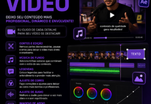 Eu vou editar o seu video