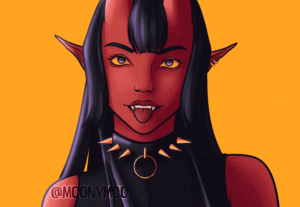 Eu vou desenhar um ícone do seu personagem.