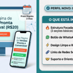Eu vou fazer Landing Page moderna e focada em vendas