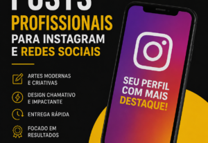 Eu vou Criar Artes e Posts Chamativos para o Instagram
