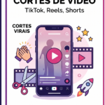 Eu vou criar cortes legendados do seu vídeo para TikTok e Re