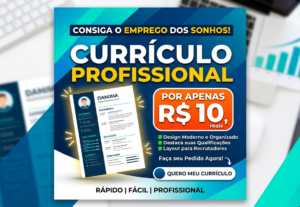 Eu vou Fazer seu currículo personalizado