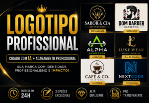 Eu vou criar um logotipo profissional com IA em 24 horas