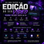 Eu vou fazer a edição do seu vídeo para rede sociais