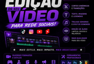 Eu vou editar seu video rapidamente