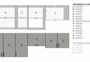 Eu vou Fazer o plano de corte dos móveis de sua casa