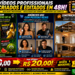 Eu vou criar e editar seu vídeo em 24h
