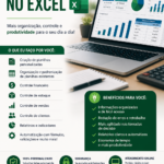 Eu vou criar ou organizar suas planilhas de controle no Exce...