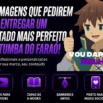 Eu vou criar/refazer Capas para vídeo, logos e etc.