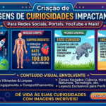 Eu vou criar curiosidades para as suas aulas