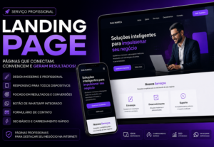 Eu vou criar uma Landing Page profissional