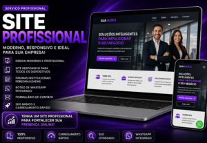 Eu vou fazer um site profissional, moderno e responsivo