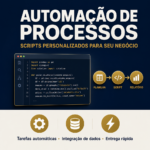 Eu vou automatizar sua planilha, tarefa ou processo