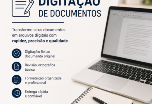 Eu vou Fazer Digitação de documentos