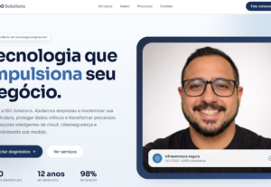 Eu vou criar sua LandingPage ou Site Institucional