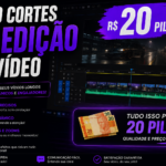 Eu vou fazer cortes e transições no seu vídeo