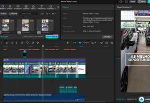 Eu vou editar seu vídeo para você.