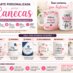 Eu vou criar arte personalizada para canecas