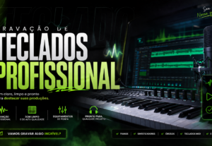 Eu vou gravar um teclado profissional para sua música