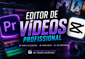 Eu vou Editar seus vídeos, Reels, VSL, YouTube, criatívos...