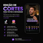 Eu vou fazer cortes do seu vídeo para tiktok/insta