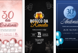Eu vou criar um convite personalizado para seu evento