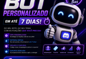 Eu vou criar um bot personalizado para Discord