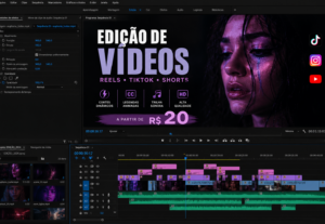 Eu vou editar vídeos para TikTok, Instagram e YouTube Shorts