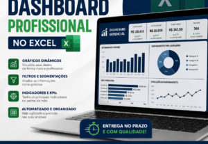 Eu vou criar um dashboard profissional no Excel