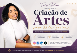 Eu vou criar artes profissionais para redes sociais
